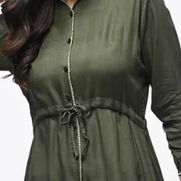 Neelokurti Women Solid Daily A-Line Kurta image 3