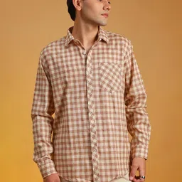 LIMEROAD Men Beige Shirts-picture-19