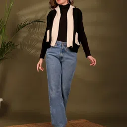 iki chic Women Colourblocked Woollen-image-70