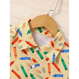 SHREE VANKIYA HANUMANJI FASHION Unisex Kids Multicolour Printed Casual Shirt image 5