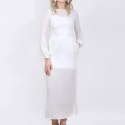 DELIS Georgette A-Line Maxi Dress-picture-11
