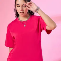 CUPID Women Drop-Shoulder Sleeves T-shirt image 1