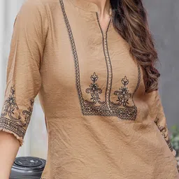 MITTOO Printed Shirt Collar Top With Trousers Co-Ords image 2