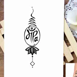 VOORKOMS Matte Finish Realistic Semi Temporary Waterproof Body Tattoo-picture-33
