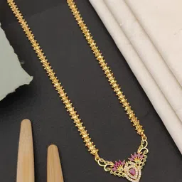 Princy Enterprise Gold-Plated Brass Necklace-picture-23