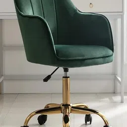 Doe Buck Velvet Finish Adjustable Office Chair-picture-22