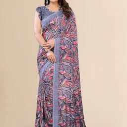 Moda Rapido Ethnic Motifs Poly Georgette Designer Saree-picture-18