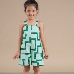 LIL DRAMA Girls Printed Basic Jumpsuit-picture-22