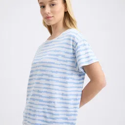 Pepe Jeans Women Striped Pure Cotton T-shirt image 3