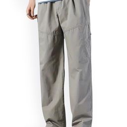 R.Code by The Roadster Life Co. Men Regular Fit High Rise Cotton Cargo Trousers-picture-11
