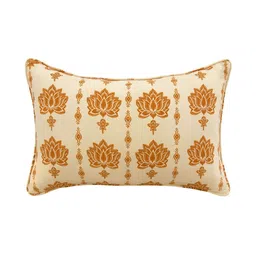 PILLOW TREE Beige Fibre Filled Cotton Sleep Pillow-picture-31