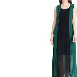 RC NEOEN Colourblocked Georgette Maxi Dress image 3