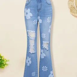 INCLUD Girls Floral Printed Trousers-picture-22