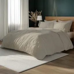 LANE LINEN Off White 400 TC King Bedsheet with 2 Pillow Covers-image-29