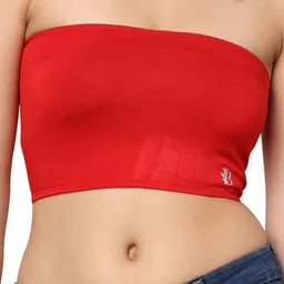 Bamboology Women Pack of 2 Full Coverage Non Padded Bandeau Bra image 4