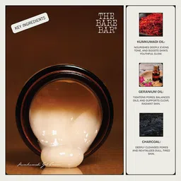The Bare Bar Kumkumadi Gel Cream With Charcoal - 50 g image 2