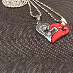 J.S ENTERPRISES Heart Shaped Pendants with Chains-picture-7