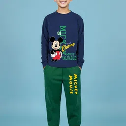 Disney By Miss and Chief Boys Graphic Printed T-shirt With Joggers-image-41