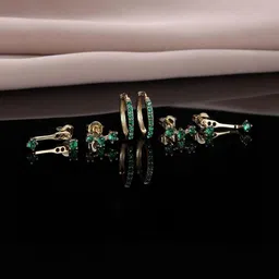 VAMA Geometric Studs Earrings image 3