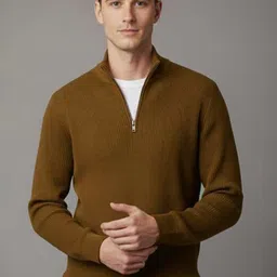 fashlook Men Ribbed Woollen Pullover-image-36
