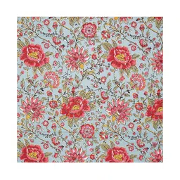 Texstylers Red Set of 2 Floral Square Cushion Covers image 2