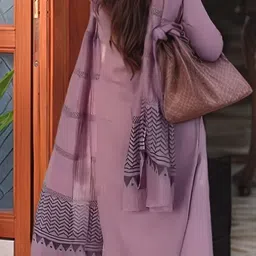 Anni Designer Shirt Collar Straight Kurta With Palazzo & Dupatta image 5