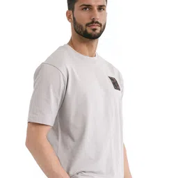 RARE RABBIT Men Graphic Printed Round Neck Cotton Relaxed Fit T-shirt image 5
