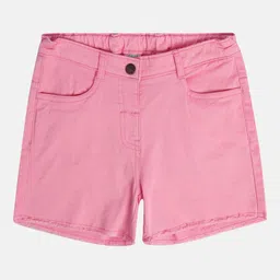 MINI KLUB Girls Solid Mid-Rise Regular Fit Shorts-image-36