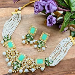 eeooaa Gold-Plated Brass Jewellery Set-image-63