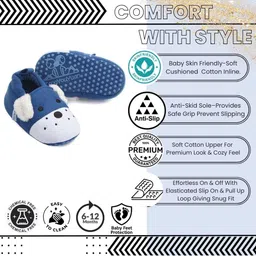 NESKA MODA Kids Animal Face Cotton Booties image 4