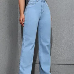 Moda Rapido Women Straight Fit High-Rise Stretchable Jeans image 5