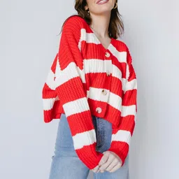 StyleCast Women Striped Cardigan-picture-12