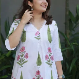 Anni Designer Women Floral Printed Regular Kurta with Palazzos image 5