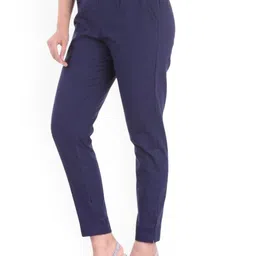 Neelokurti Women Regular Fit Mid-Rise Chinos Trousers image 3