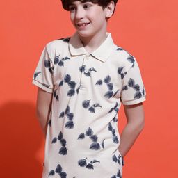 Lil Tomatoes Boys Printed Polo Collar T-shirt-picture-43