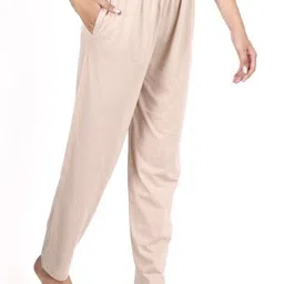 E-MAX Women Pack of 2 Cotton Solid Pyjamas image 3