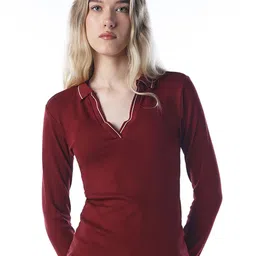 ONLY Polo Collar Long Sleeves Slim Fit T-shirt-picture-41