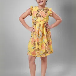 Tura Turi Floral Print Fit & Flare Dress-image-98