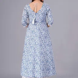 Moda Rapido Women Ethnic Motifs Regular Sequinned Pure Cotton Kurti with Palazzos & With Dupatta image 3