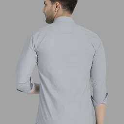 TIGER SNAKE Men Pack of 2 Comfort Fit Solid Spread Collar Casual Shirts image 4