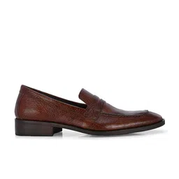 CARLO ROMANO Men Leather Formal Slip-Ons image 4