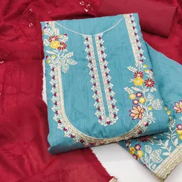 Maroosh Embroidered Sequinned Jalpari Cotton Unstitched Dress Material-picture-20