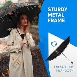 stag 21.5 Inches 2 Fold Automatic Open type Nylon Umbrella image 3