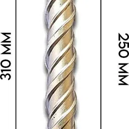 s4 Steel (25 x 310mm) Cross Tip Plus Hammer Drill Bit (Silver) 25*310 image 2