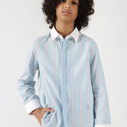 One Friday Boys Comfort Opaque Striped Casual Shirt-image-64