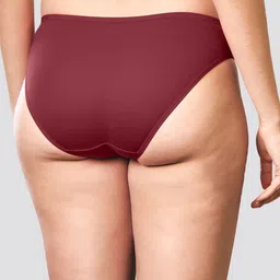 Kalyani Reeva Pack Of 6 Low-Rise Rare-Coverage Bikini Briefs Reeva_S_BLK_BLK_BLK_OLV_RST_N image 2