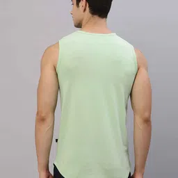 Metronaut Printed Pure Cotton Round Neck Gym Vests image 2