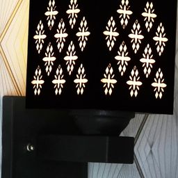 Gojeeva Brown Wood Square Wall Lamps-picture-27
