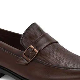 LEEPEETER Men Leather Formal Loafers Shoes image 2