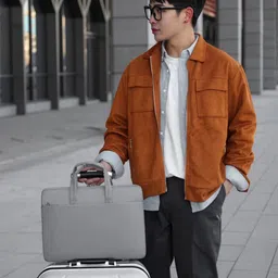 StyleCast Men Solid Laptop Bag-image-63